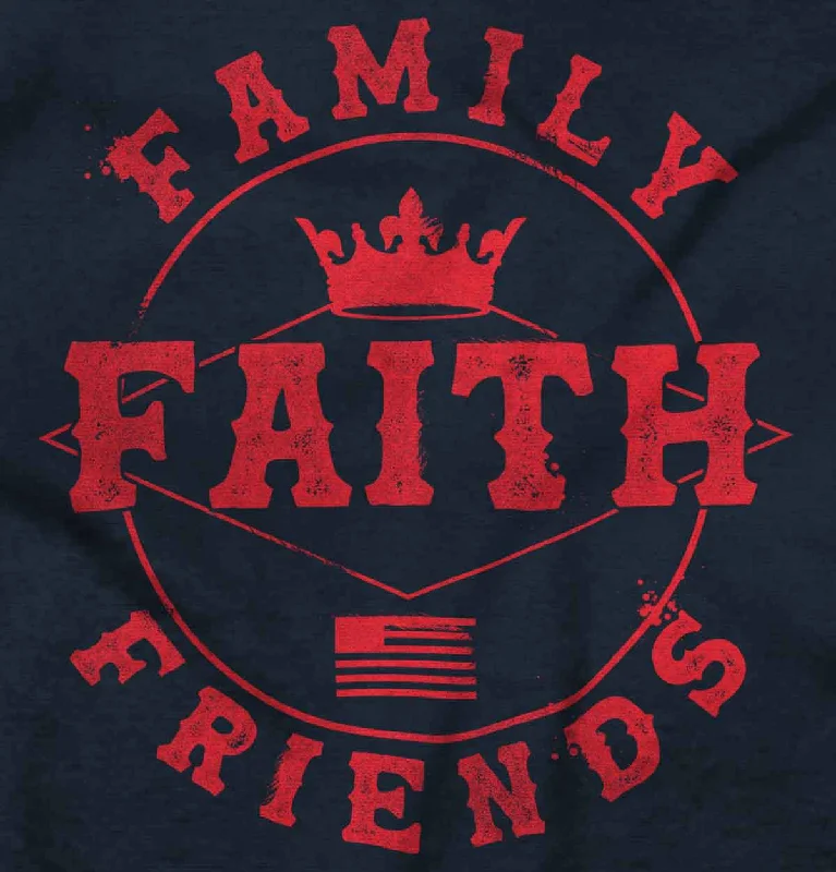 Faith Family Friends Ladies T Shirt