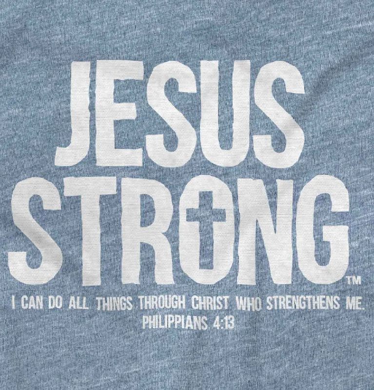 Jesus Strong Baseball Raglan T