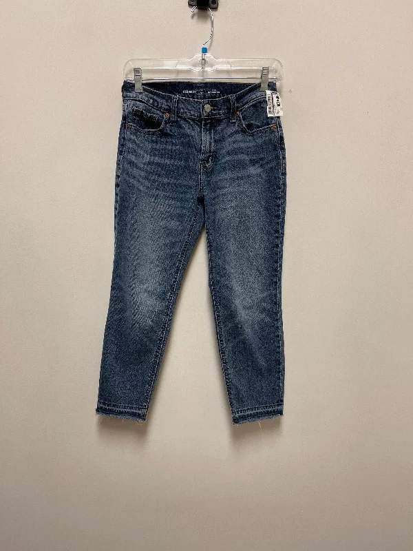 Jeans Boyfriend By Old Navy In Blue Denim, Size: 2