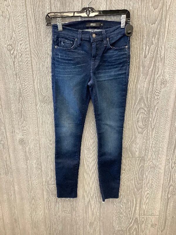 Jeans Skinny By Hudson In Blue Denim, Size: 0