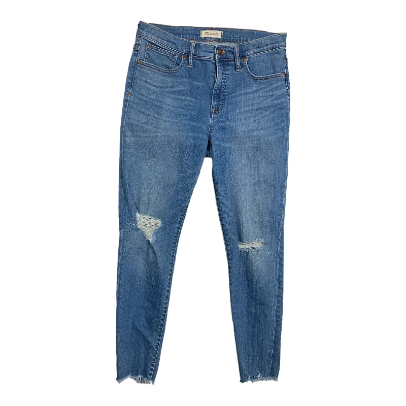 Jeans Skinny By Madewell In Blue Denim, Size: 10