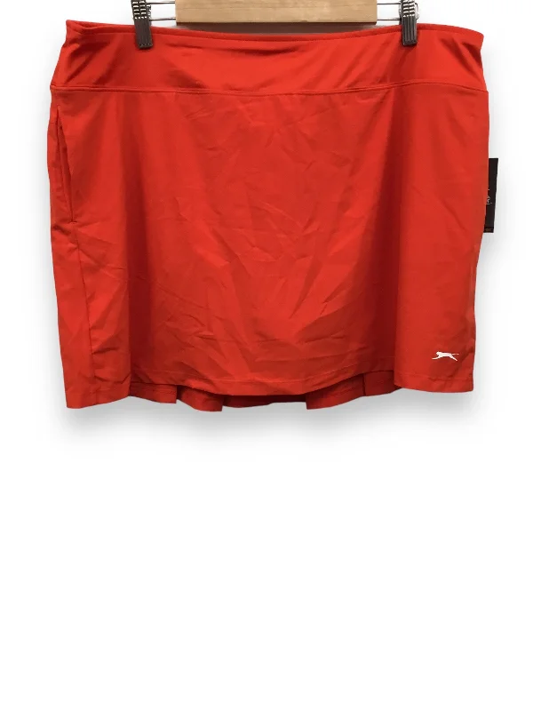 Red Skort Slazenger, Size Xxl