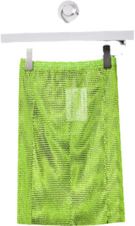 Santa Brands Green Neon Lime Mini Skirt UK XS/S