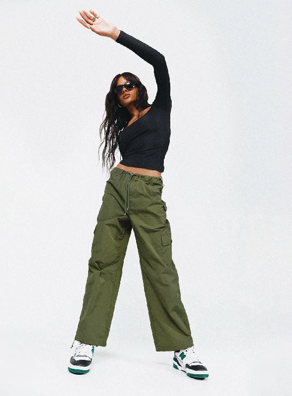 Erave Parachute Pants Khaki