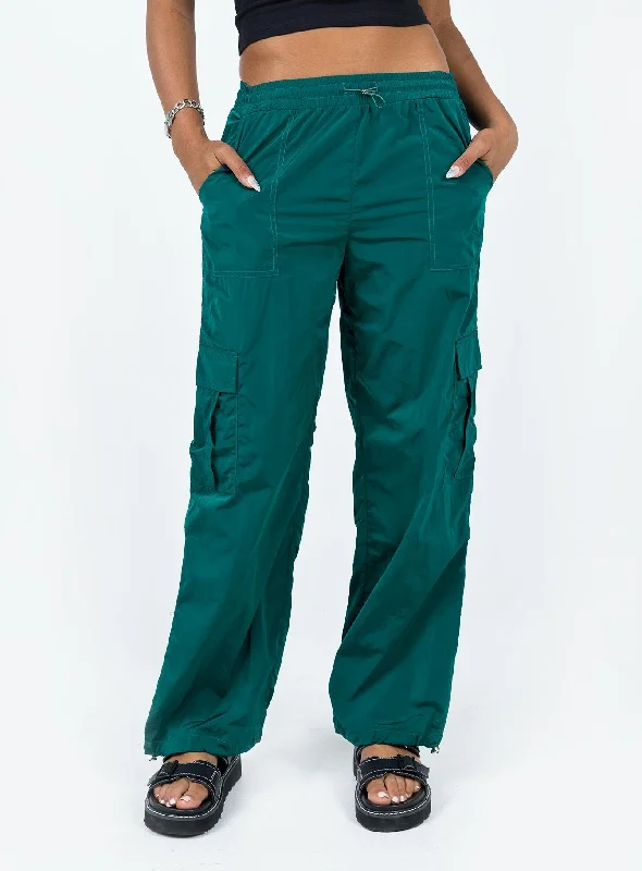 Gama Parachute Pants Teal