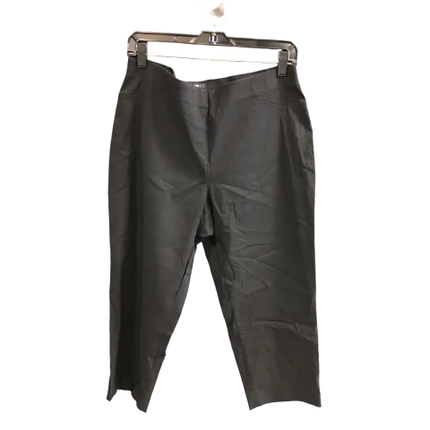 Pants Cropped By Style And Co Collection Women In Black, Size: L