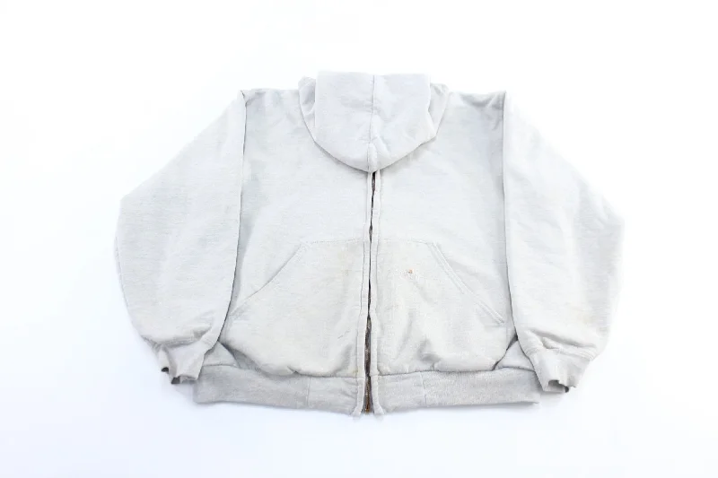 Carhartt Heavyweight Thermal Lined Light Grey Zip Up Jacket