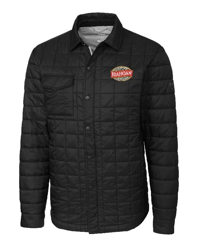 Cutter & Buck Tall Rainier PrimaLoft Eco Insulated Quilted Shirt Jacket