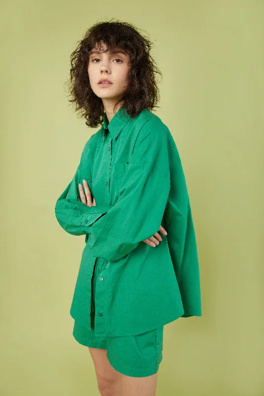 OVERSIZED POPLIN SHIRT