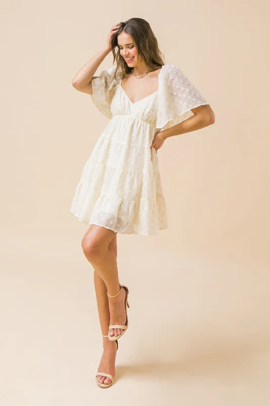 SWEETEST TAKE WOVEN MINI DRESS