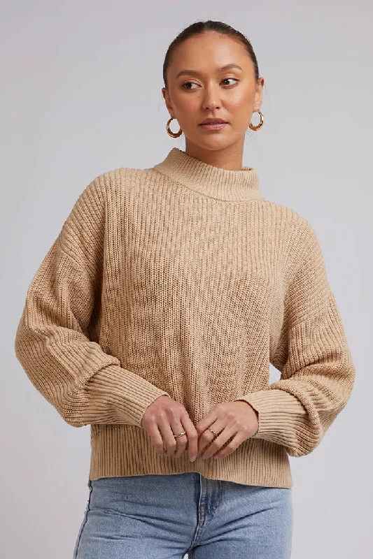 Arlo Oat Ribbed Knit