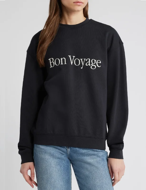 Bon Voyage Sweatshirt, Black